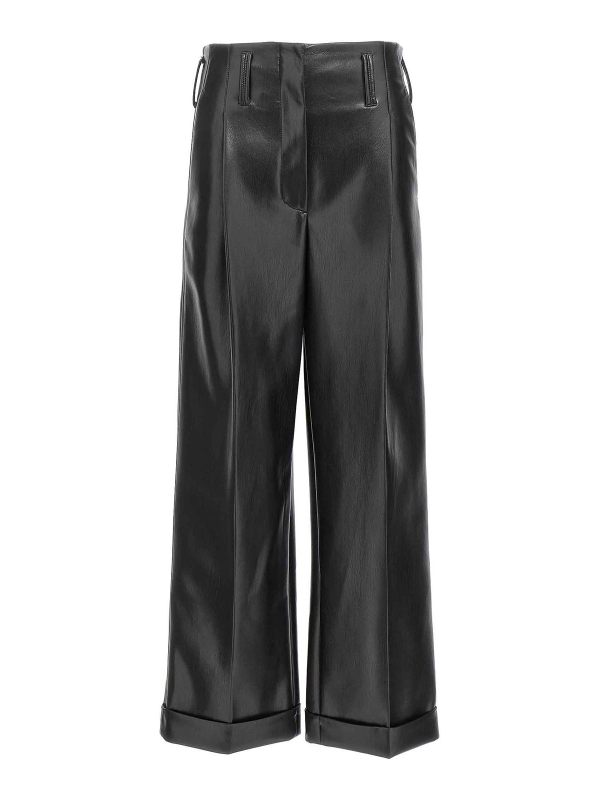 Philosophy di Lorenzo Serafini Pantalons En Cuir - Noir