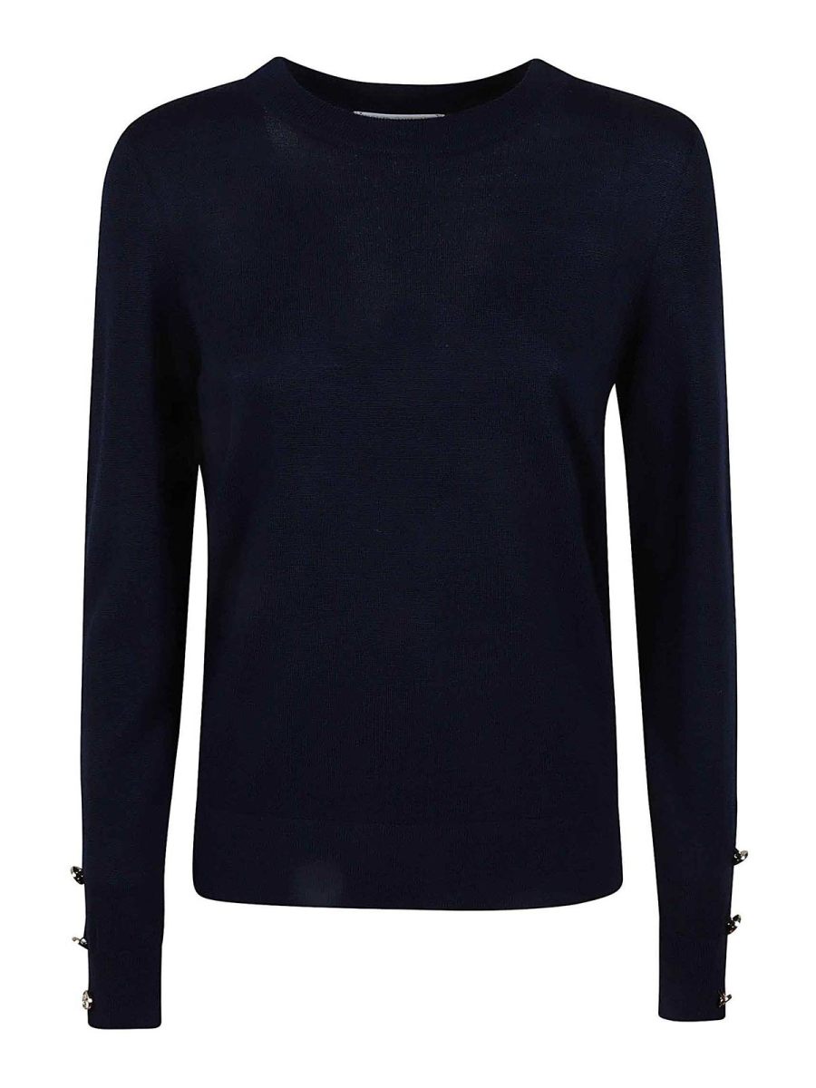 Michael Kors Pull Col Bateau - Bleu