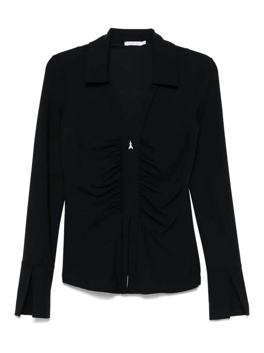 Patrizia Pepe Pull Col Rond - Noir