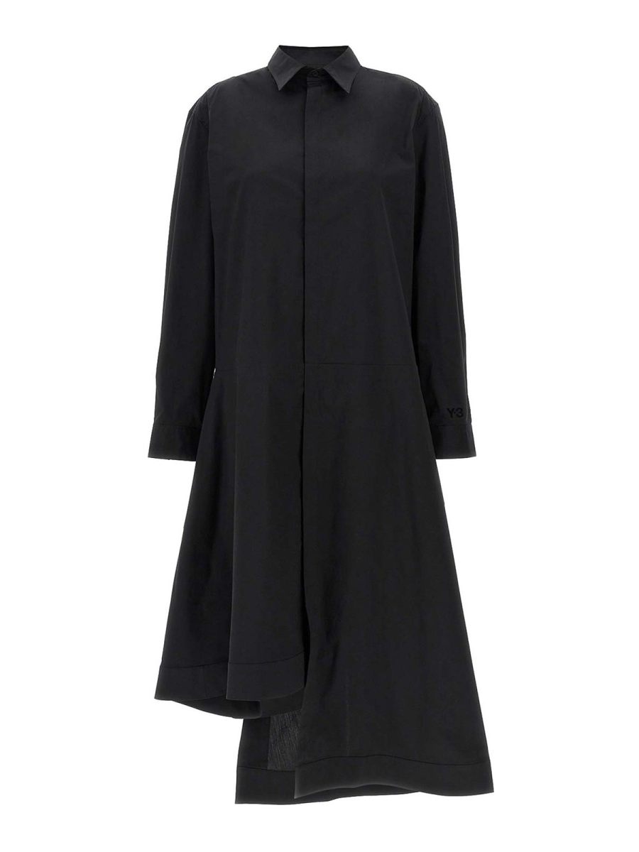 Y-3 Robe Au Genou - Noir
