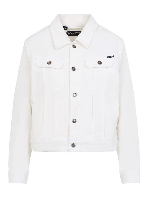 Tom Ford Veste Casual - Crème