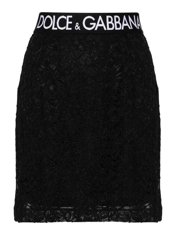 Dolce & Gabbana Mini Jupe - Noir