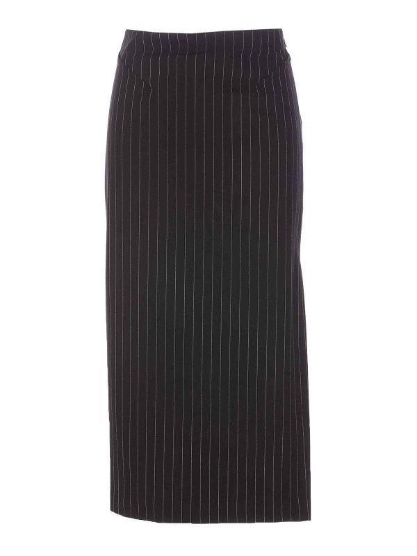 Patrizia Pepe Jupe Midi - Noir