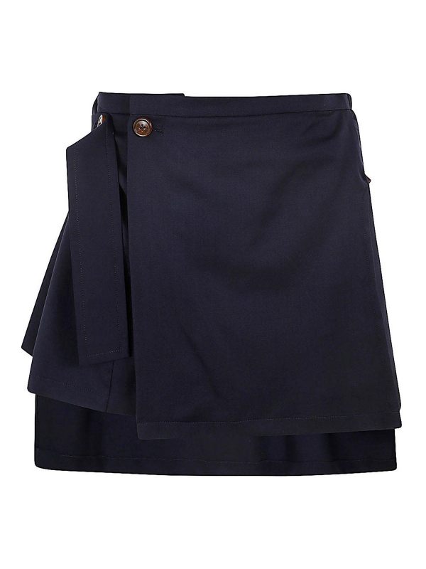 Vivienne Westwood Jupe Midi - Bleu