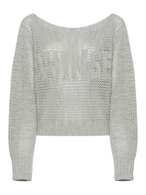 Twinset Pull Col Rond - Gris