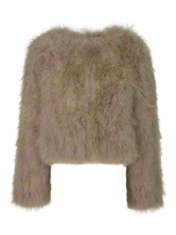 Simonetta Ravizza Manteau Court - Couleur Chair