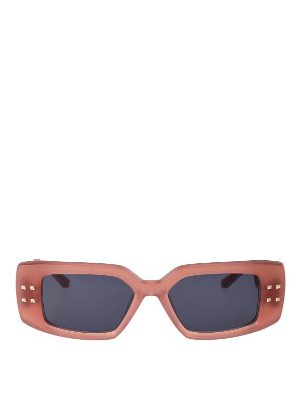 Valentino Garavani Lunettes De Soleil - Couleur Chair