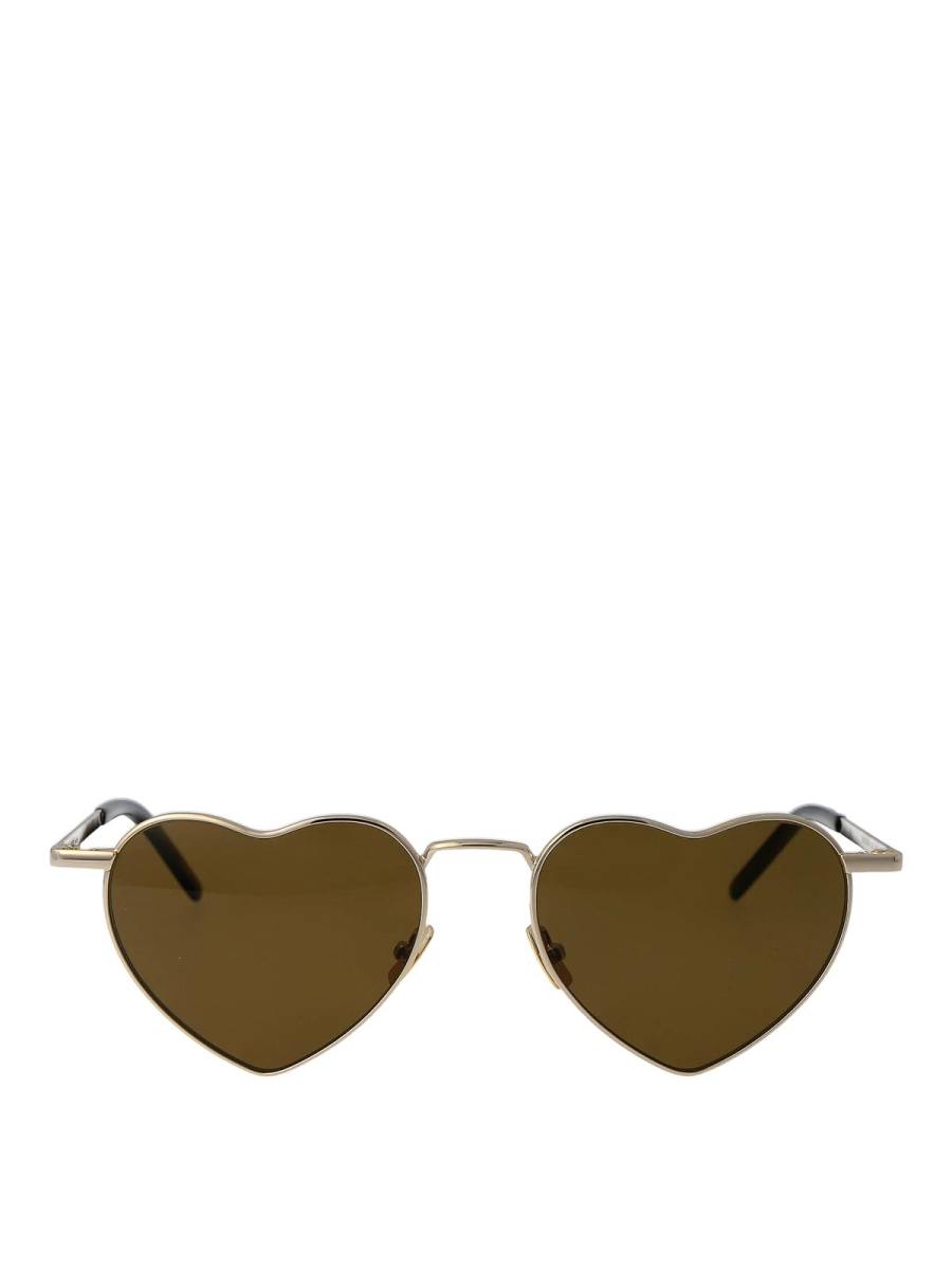 Saint Laurent Lunettes De Soleil - Or