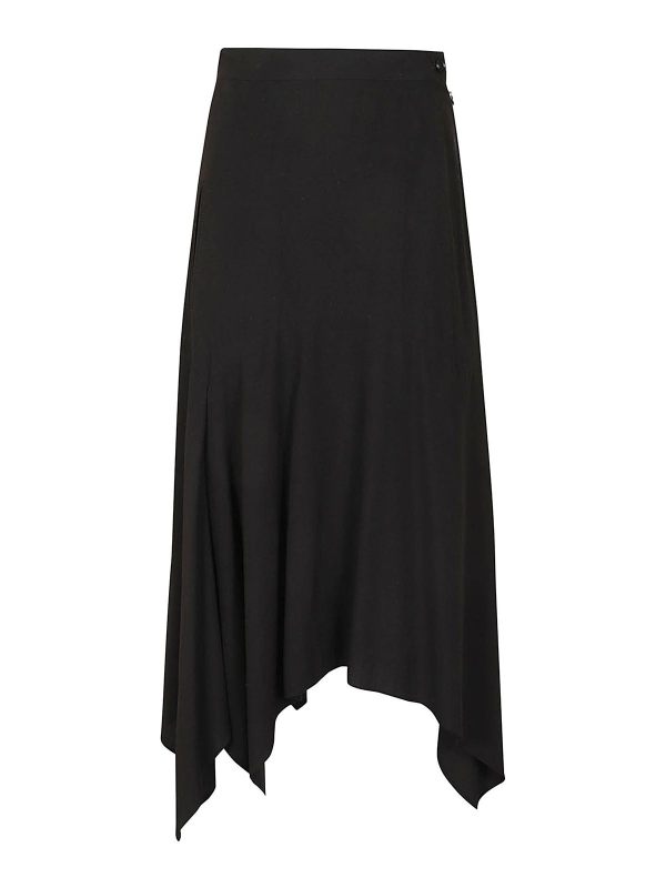 Yohji Yamamoto Jupe Midi - Noir