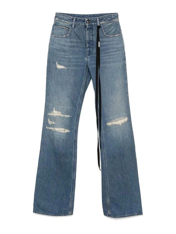 Ann Demeulemeester Jean Bootcut - Bleu