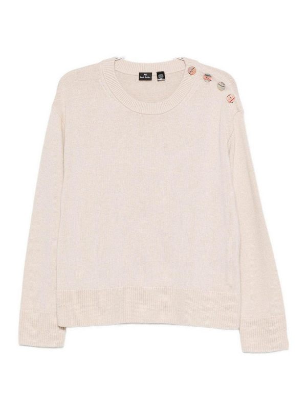 Ps by Paul Smith Pull Col Rond - Beige
