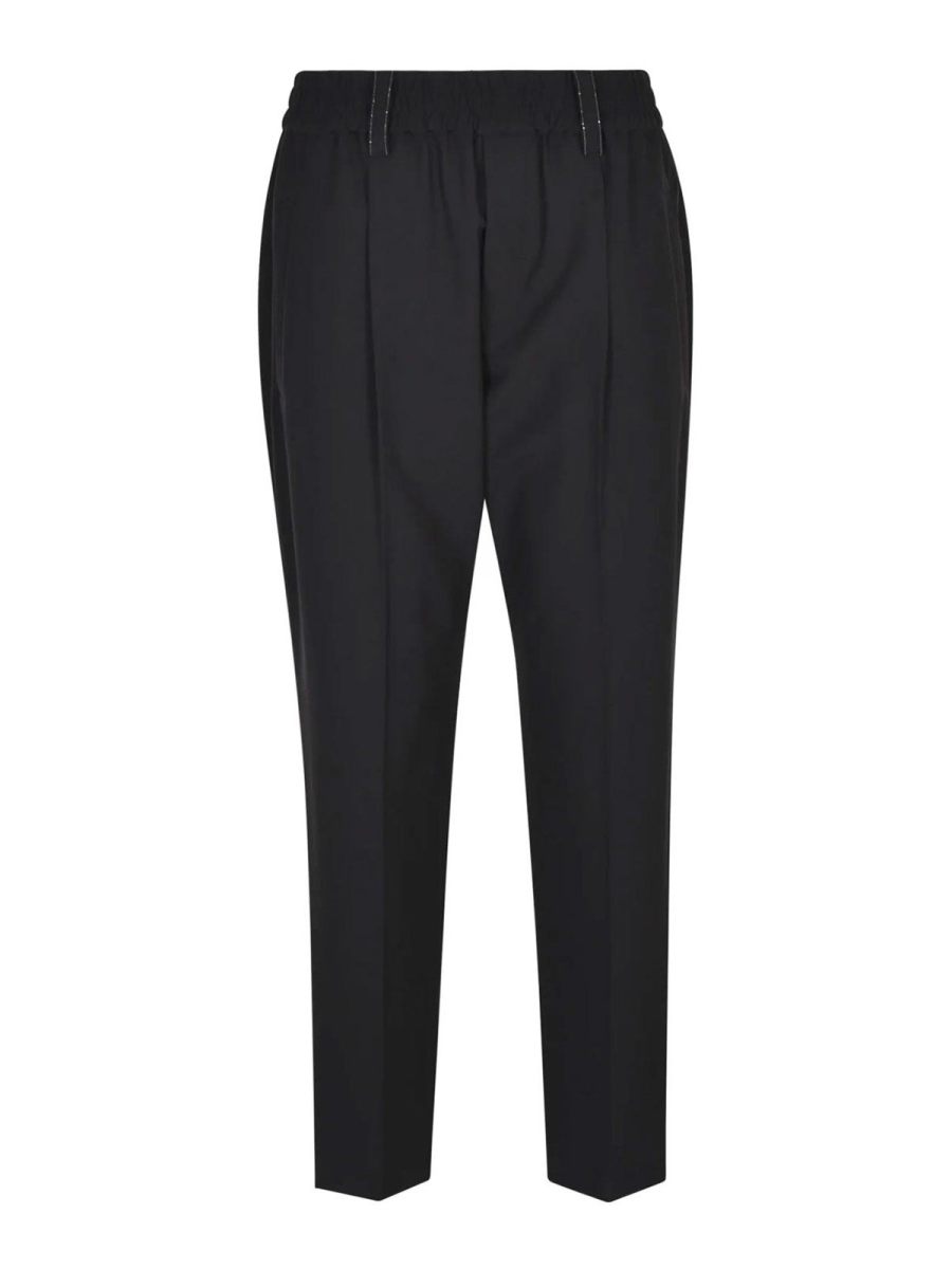 Brunello Cucinelli Pantalons Décontractés - Noir
