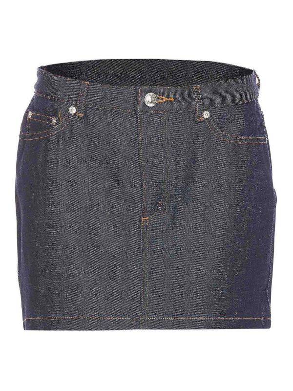 A. P.C. Jupe Midi - Bleu