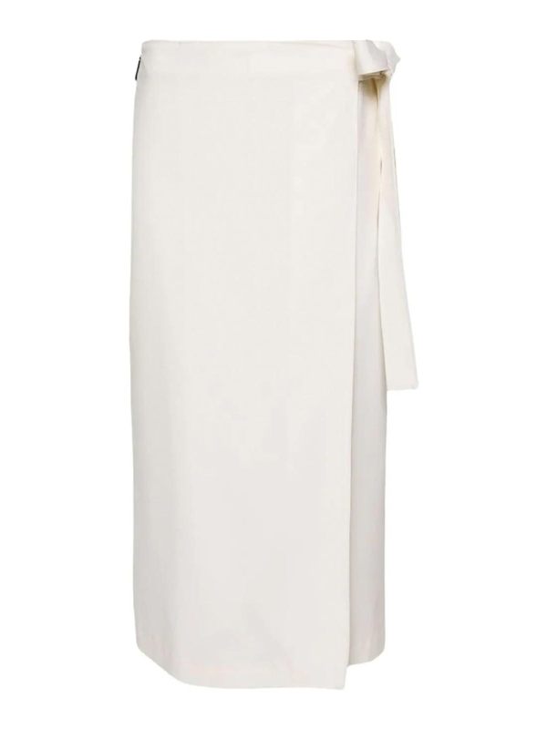 M. S.G. M. Jupe Midi - Blanc