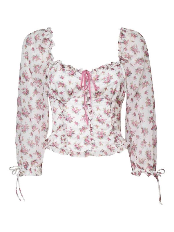 For Love & Lemons T-Shirt - Couleur Chair