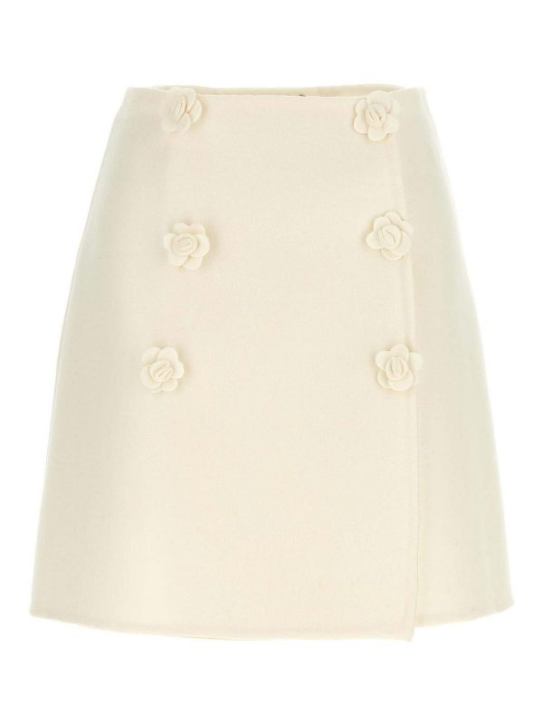 Ermanno Scervino Jupe Midi - Blanc
