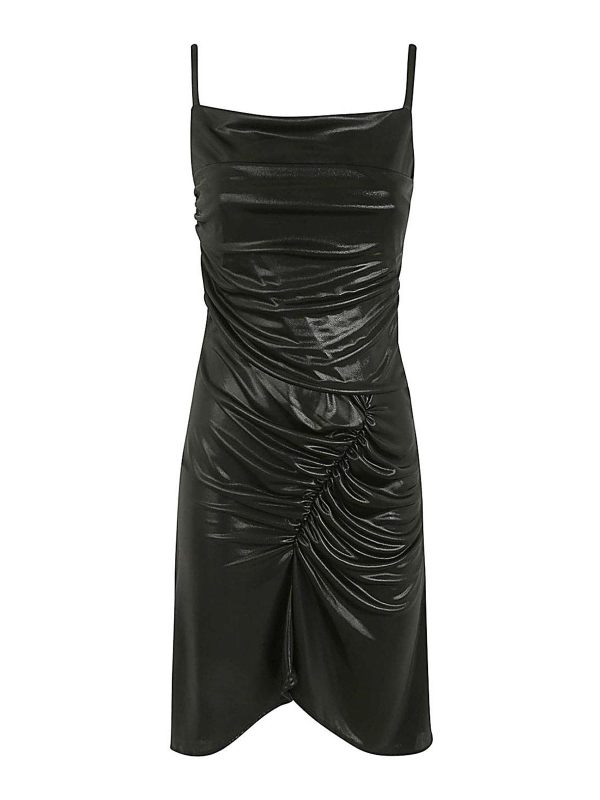 Marine Serre Robe Au Genou - Noir