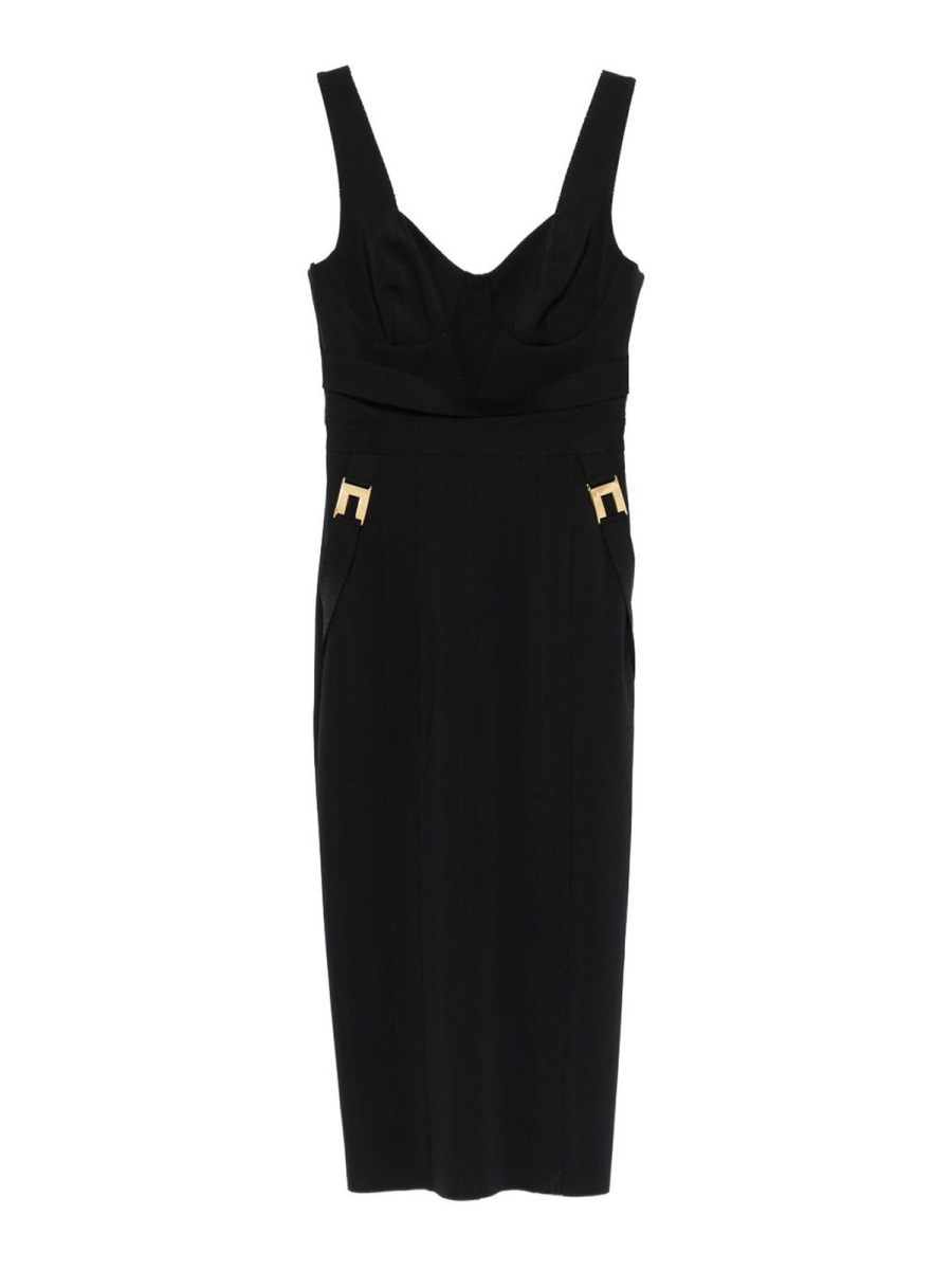 Elisabetta Franchi Robe Courte - Noir