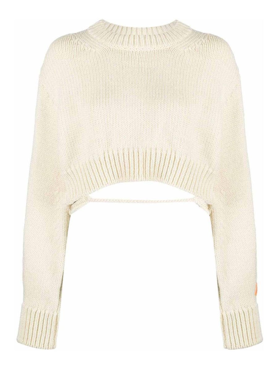 Heron Preston Pull Col Rond - Blanc