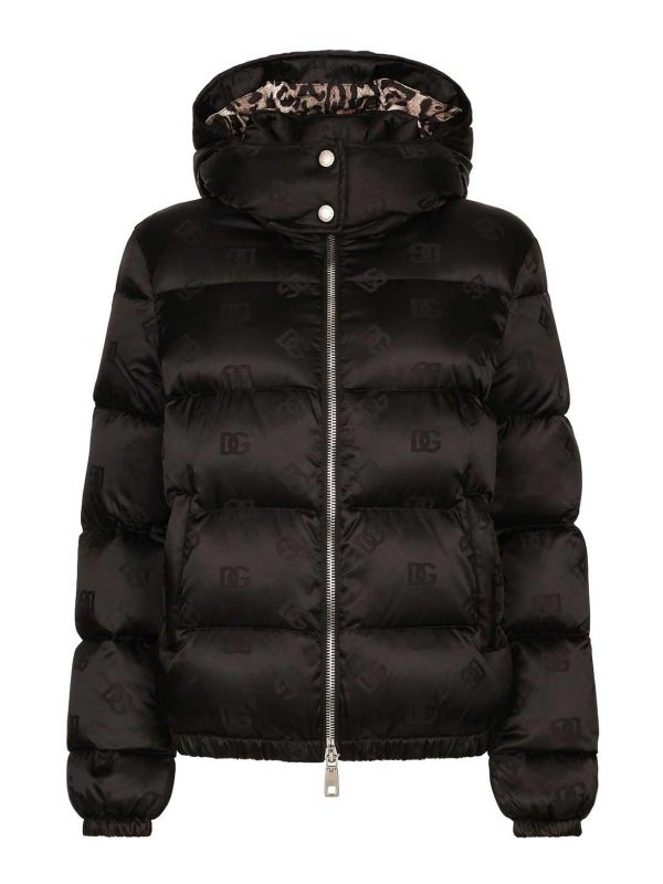 Dolce & Gabbana Blouson Rembourré - Noir