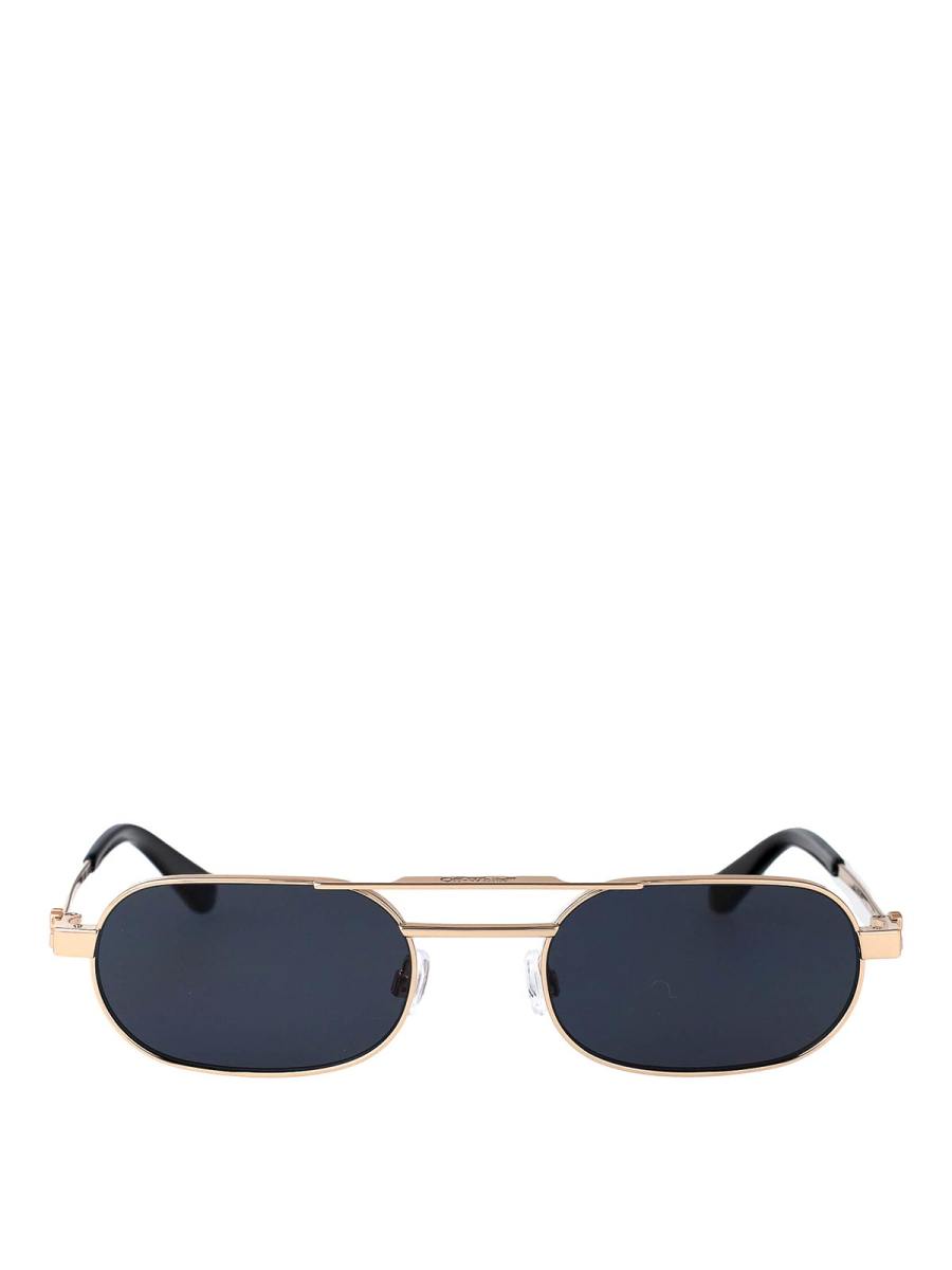Off-White Lunettes De Soleil - Or
