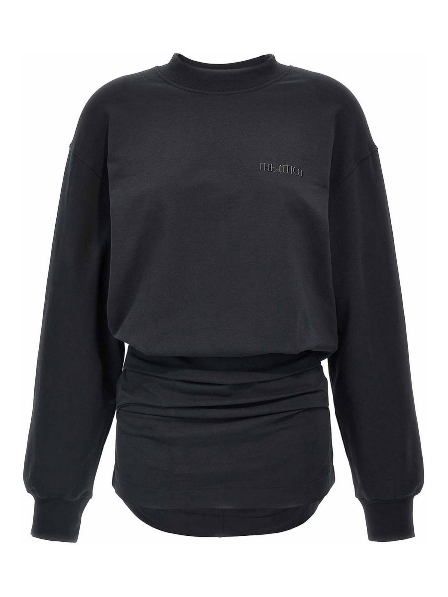 The Attico Robe Courte - Noir