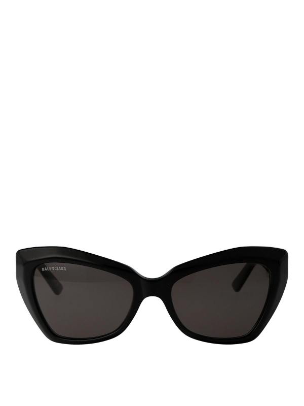 Balenciaga Lunettes De Soleil - Noir