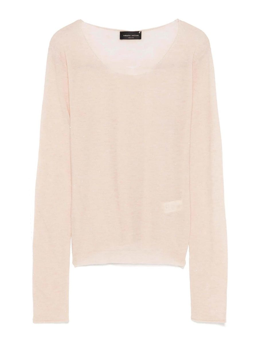 Roberto Collina Pull Col Rond - Beige