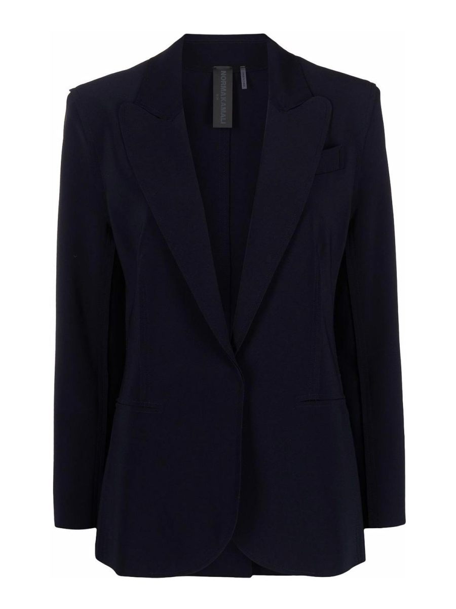 Norma Kamali Veste Casual - Bleu