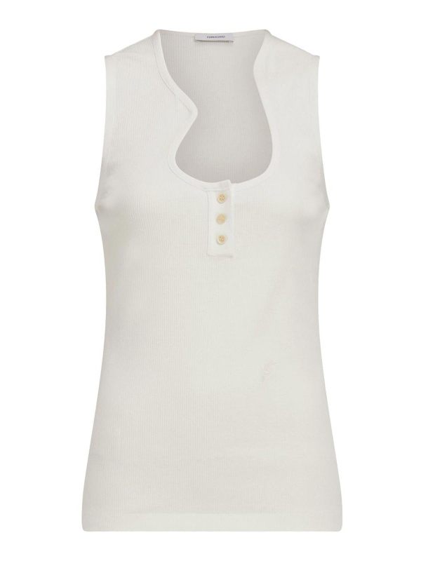 Ferragamo Gilet - Blanc