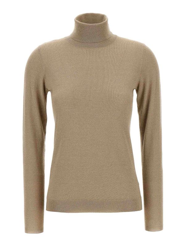 Brunello Cucinelli Pull Col Roulé - Or
