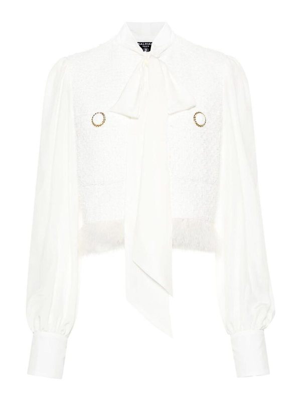 Balmain Veste Casual - Blanc