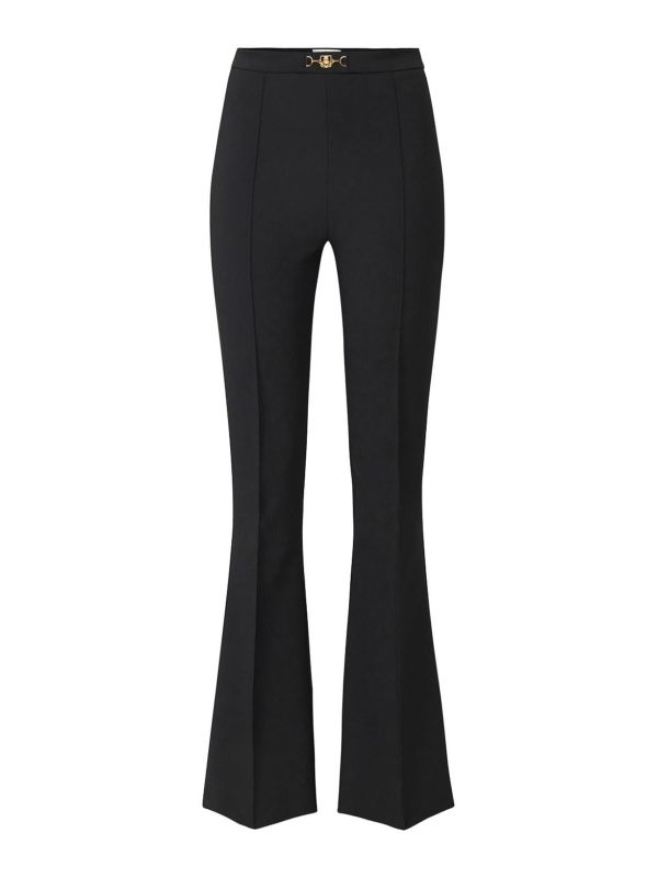Elisabetta Franchi Jean Évasé - Noir