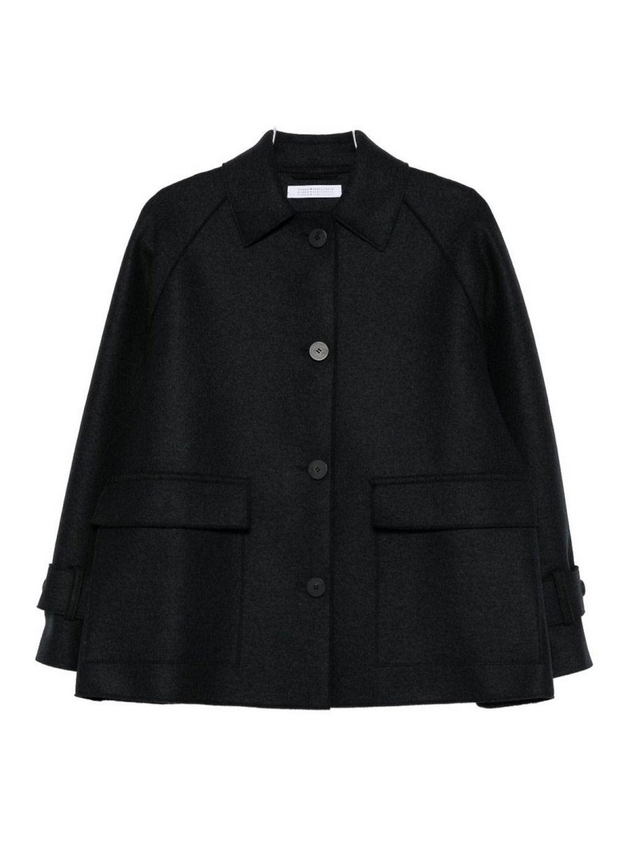 Harris Wharf London Manteau Court - Bleu