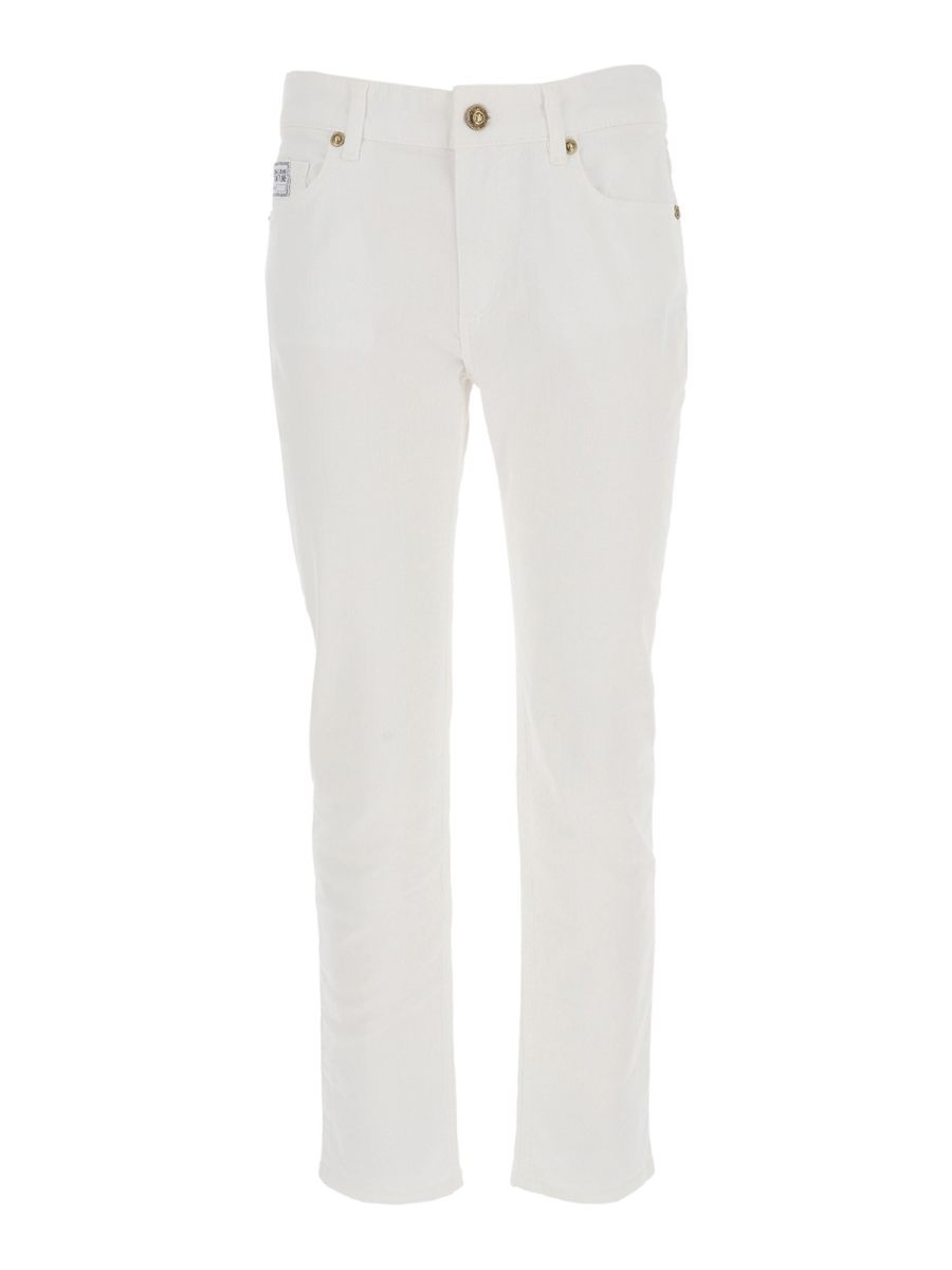Versace Jeans Couture Jean Droit - Blanc