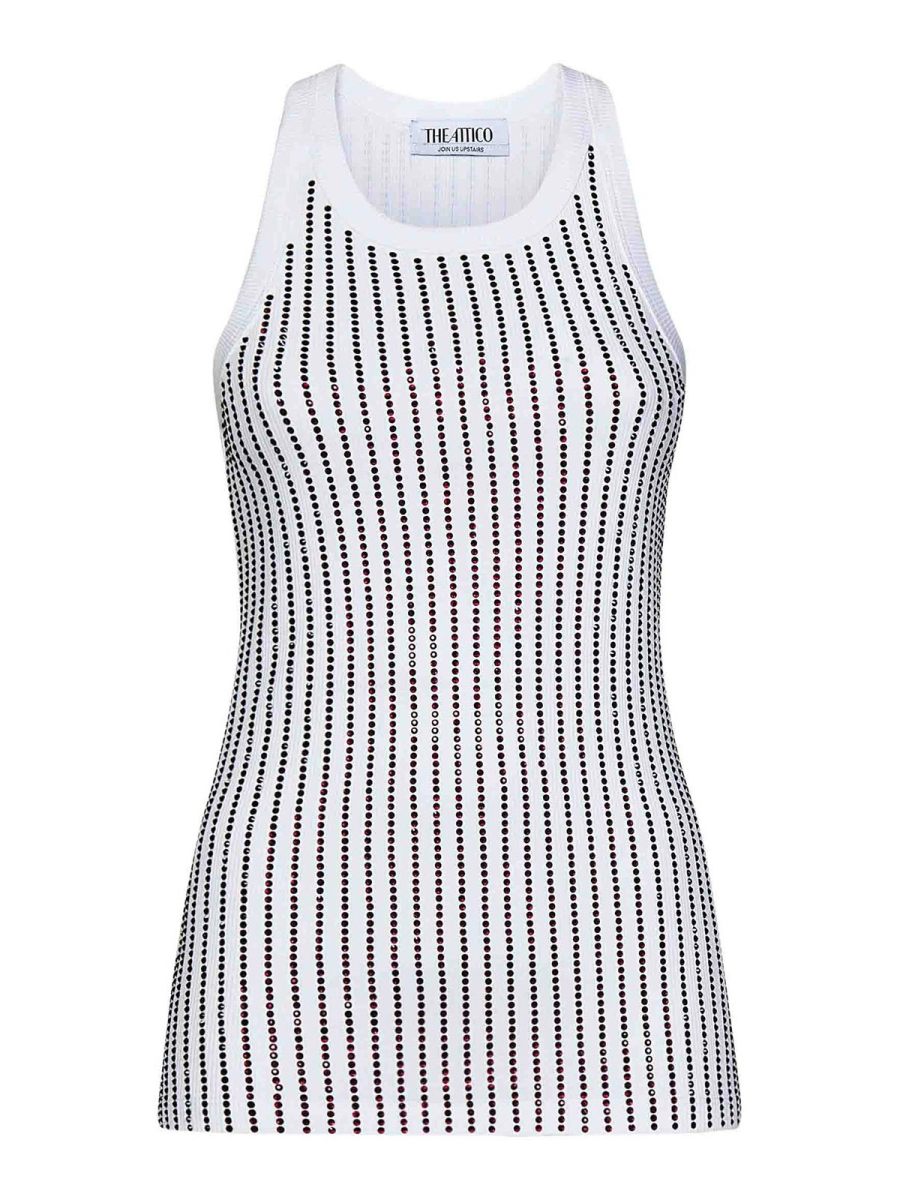 The Attico Top - Blanc