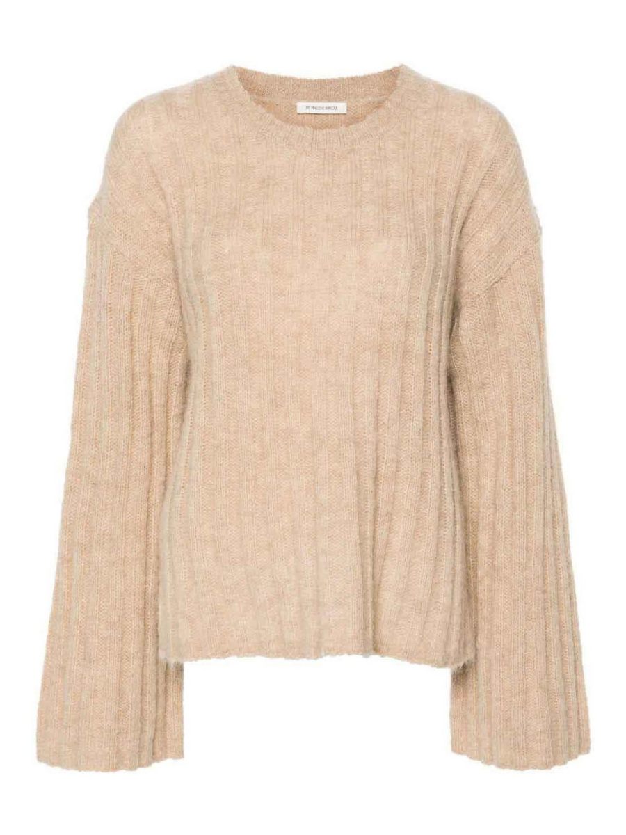 By Malene Birger Pull Col Rond - Beige
