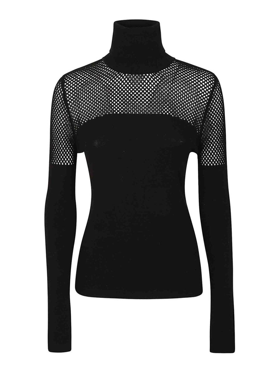 P. A.R. O.S. H. Pull Col Roulé - Noir