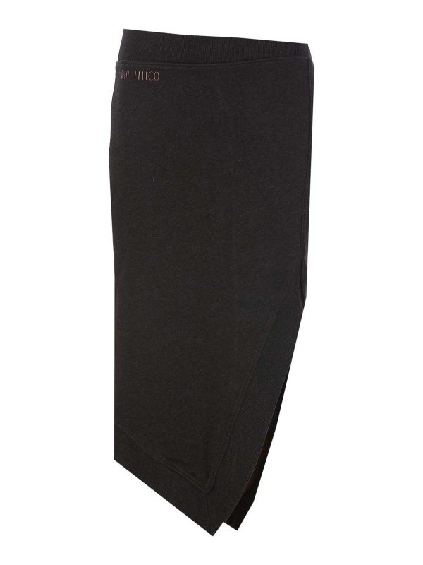The Attico Jupe Midi - Noir