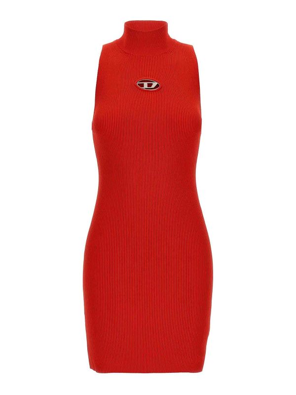 Diesel Robe Courte - Rouge