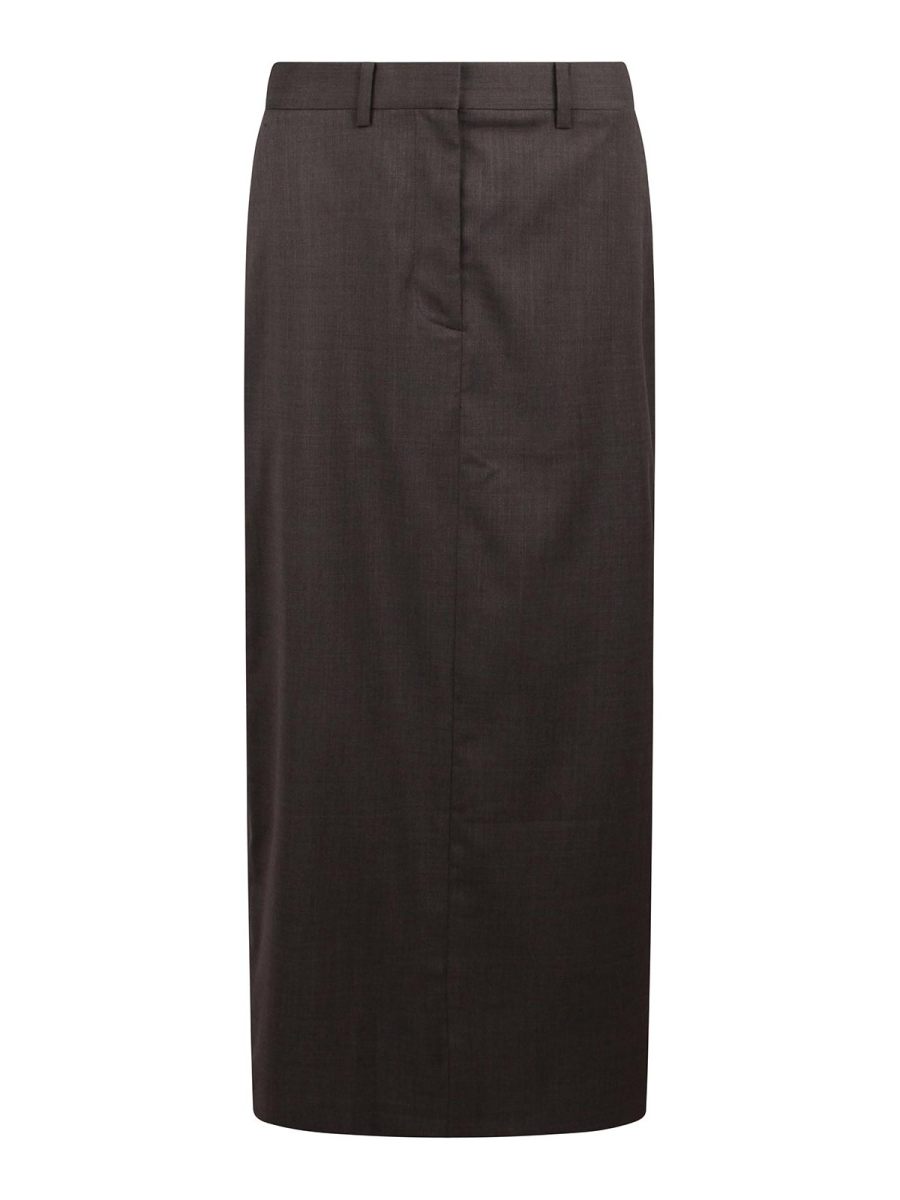 Helmut Lang Jupe Midi - Marron