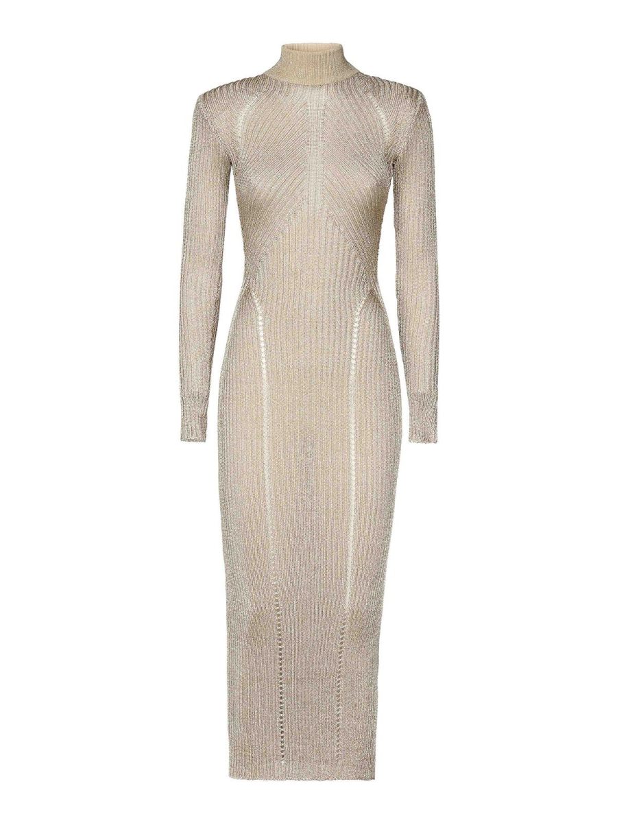 Self Portrait Maxi Robe - Or
