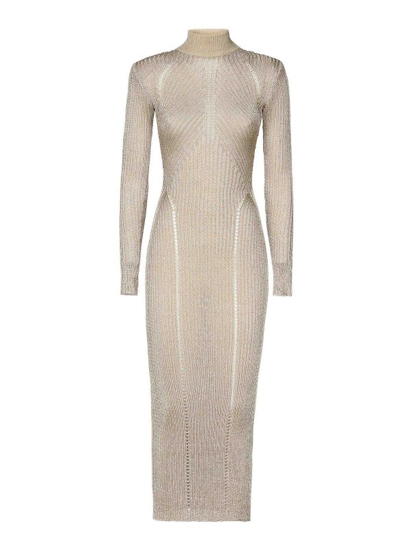 Self Portrait Maxi Robe - Or