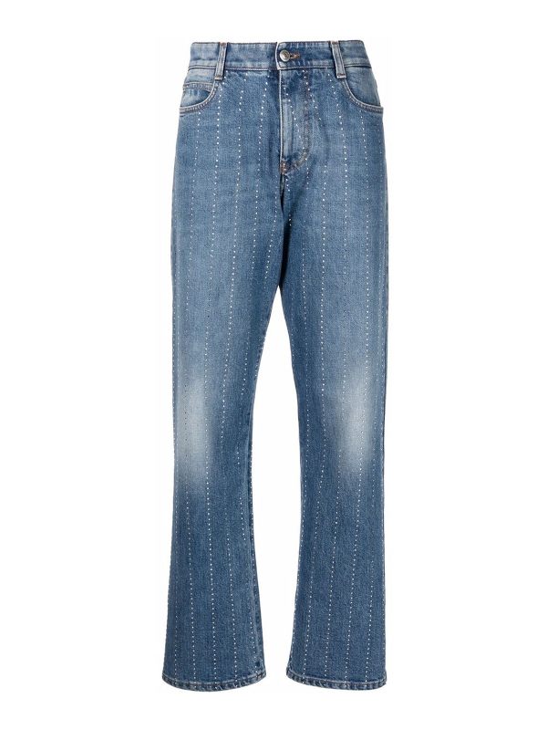 Stella Mccartney Jean Droit - Clair Délavé