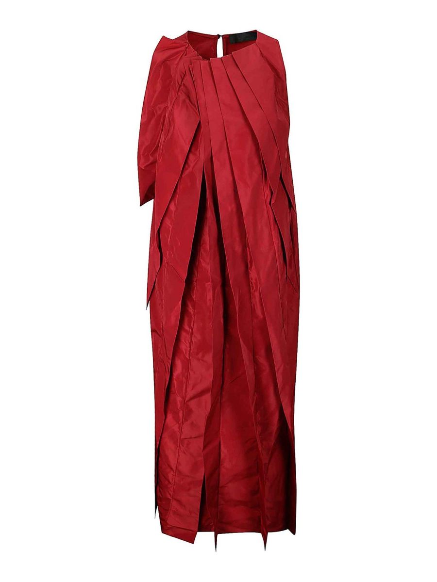 Maria Calderara Maxi Robe - Rouge