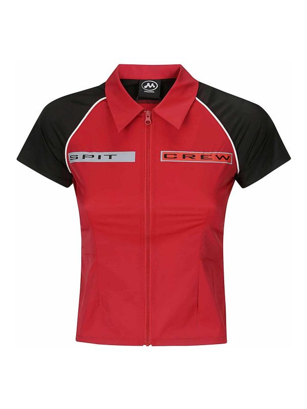 Mowalola Chemise - Rouge