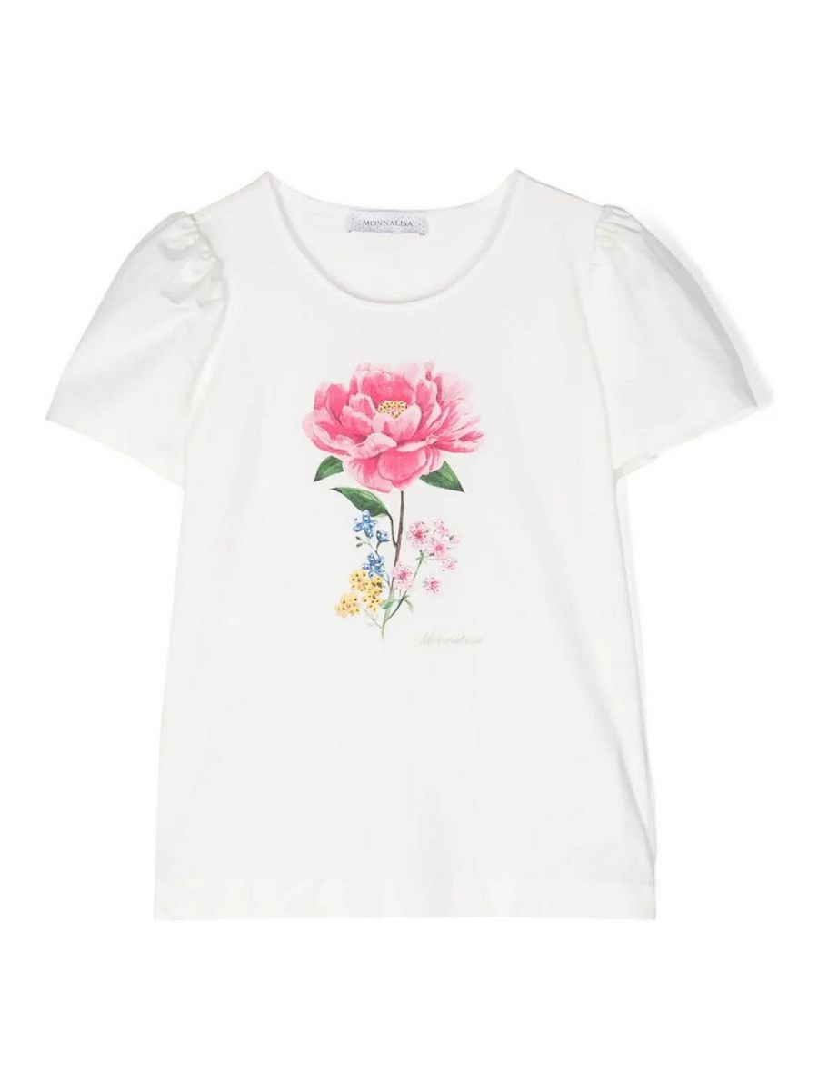 Monnalisa T-Shirt - Blanc