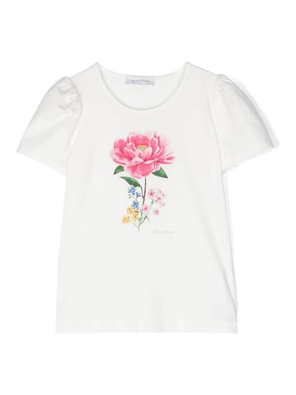 Monnalisa T-Shirt - Blanc