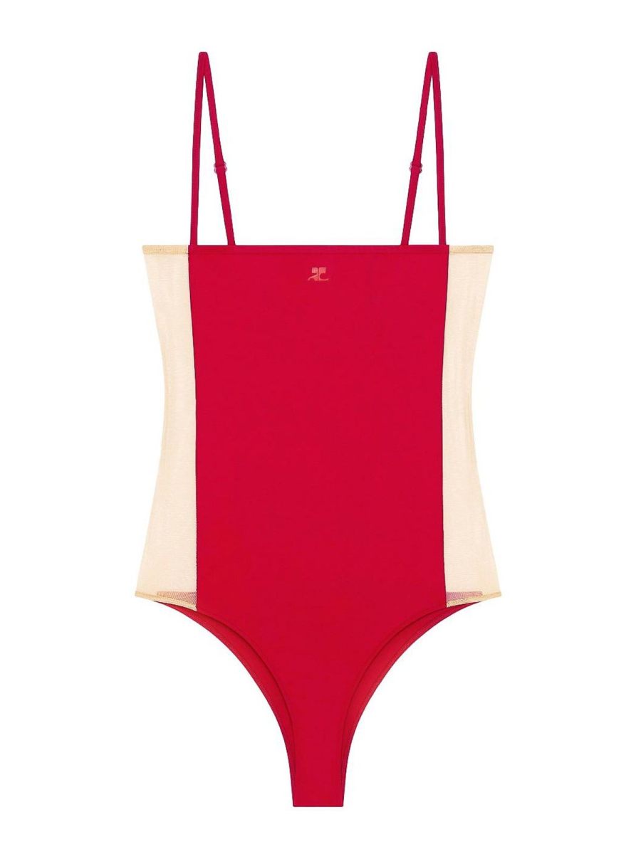 Courreges Maillot De Bain - Rouge