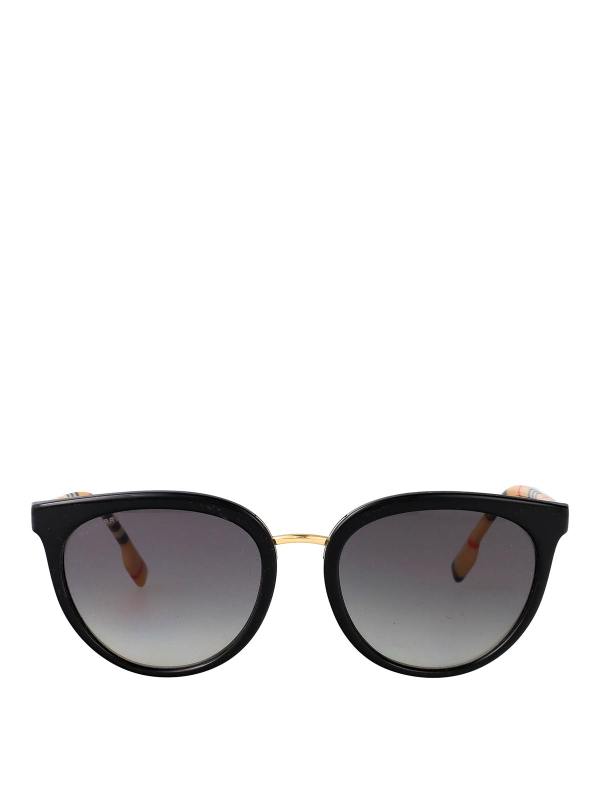 Burberry Lunettes De Soleil - Noir